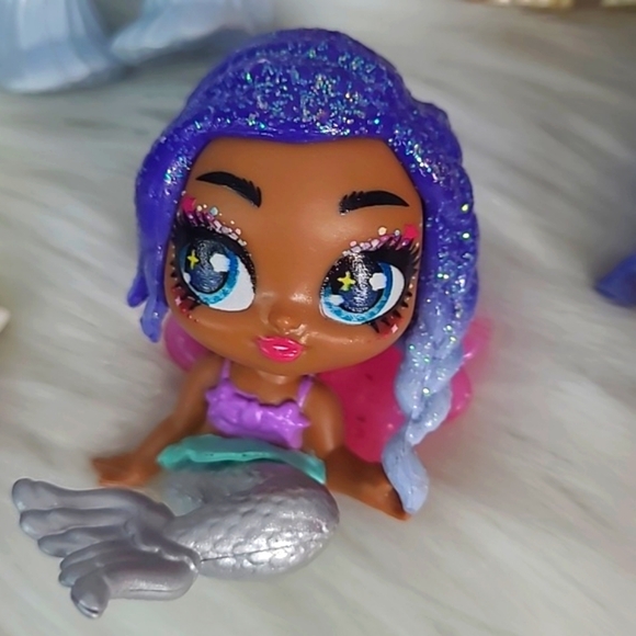 L.O.L. Surprise! Mini Doll Toy Lot Six Pieces Glitter Dog Mermaid Plastic Toys - Picture 7 of 13